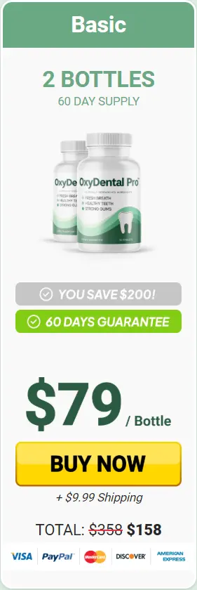 OxyDental Pro 2-Bottle Price